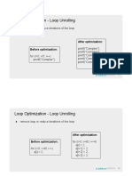 Code Optimization-II