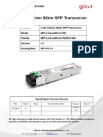 2.5G 1550nm 80km SFP Transceiver