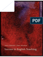 Success in English Teaching by Davies Paul Pearse Eric - Opt