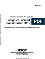 Design of Latticed Steel Transmission Structures