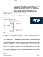 Laser and Optical Fiber