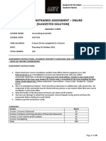 ACC Final Exam S2 2021 Marking Crieria