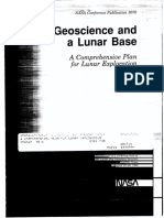 Geoscience and A Lunar Base