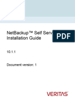 NetBackup1011 Self Service Installation Guide