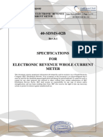 ELECTRONIC REVENUE WHOLE CURRENT METER 40-SDMS-02B Rev 8.1