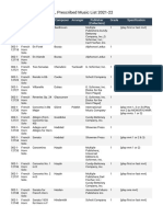 UIL Prescribed Music List 2021-22