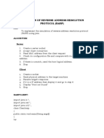 5B Simulation of RARP Protocol