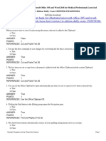 Illustrated Microsoft Office and Word For Medical Professionals Loose Leaf Version 1st Edition Duffy Cram Test Bank