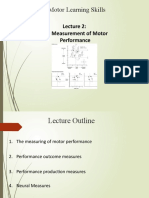 Lesson 2 The Measurement of Motor Performance