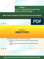 Ce0061 Professional Course 4 - (Specialized 2) Ste Track: Prestressed Concrete Design