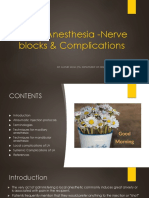 Local Anesthesia - Nerve Blocks & Complications