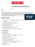 Oracle Database 19c Administration Workshop