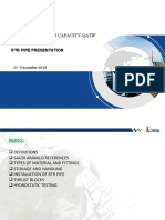 RTR (Reinforced Thermosetting Resin Pipe) Work Presentation