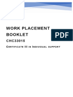 Chc33015 Workplacement Logbook 