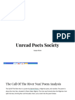 The Call of The River Nun! Poem Analysis - Unread Poets Society