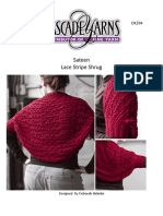 DK294 SateenLaceStripeShrug