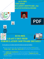 ECO-MIX SOFTWARE - Presentation Screenshots