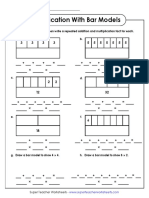 Math Bar Model Repeated Addition