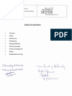 Method Statement For Materials Shifting, Storage A