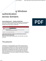 Connect Using Windows Authentication Across Domains