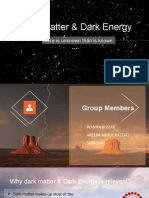 Dark Matter& Dark Energy