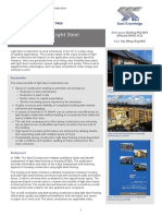 Value Benefits of Light Steel Construction: Technical Information Sheet P409