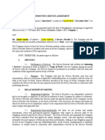 Indenting Services Agreement - Mokam Commodity