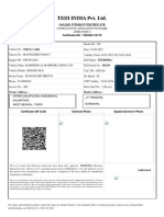 Tedi India Pvt. LTD.: Online Fitment Certificate