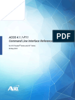 ACOS 4.1.1-P11 Command Line Interface Reference: For A10 Thunder Series and AX™ Series 30 May 2019