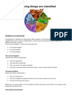 How Living Things Are Classified