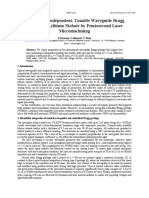 Polarization Independent, Tunable Waveguide Bragg Gratings in Lithium Niobate by Femtosecond Laser Micromachining