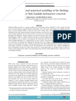 Three-Dimensional Numerical Modelling of The Flushing