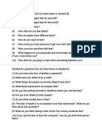 Listening Worksheet