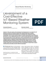 Development of A Cost-Effective IoT-Based Weather Monitoring System