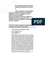 TCP Congestion Control NewReno, BIC, Hybrid Illinois, ACC Algorithm Simulation and Analysis Using The NS3