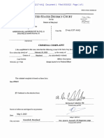 Federal Criminal Complaint Harrison Floyd