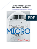 Exploring Microeconomics Canadian 4th Edition Sexton Test Bank