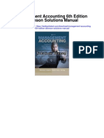 Management Accounting 6th Edition Atkinson Solutions Manual