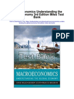 Macroeconomics Understanding The Global Economy 3rd Edition Miles Test Bank