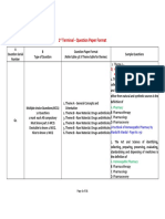 1st Terminal - Question Paper Formatt