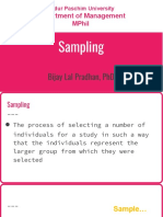 Sampling Inference