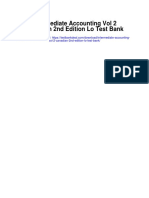 Intermediate Accounting Vol 2 Canadian 2nd Edition Lo Test Bank