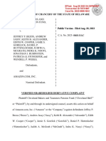 2023-08-28 (Public) Verified Shareholder Derivative Complaint