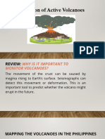 Distribution of Active Volcanoes