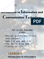 L1 Introduction To Information and Communication Technology