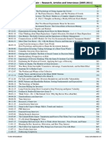 Michael Mauboussin E28093 Research Articles and Interviews 2005 2011