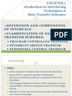 Definition and Components of Interface Classification of Data Transfer Schemes