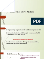 Indifference Curve Analysis