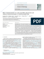 Effect of Material Particle Size On The Permeability Characteristics