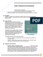 Paramecium Homeostasis TG